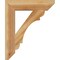 Ekena Millwork Olympic Slat Rough Sawn Bracket, Western Red Cedar, 4"W x 20"D x 24"H BKT04X20X24OLY06RWR - alternate 3